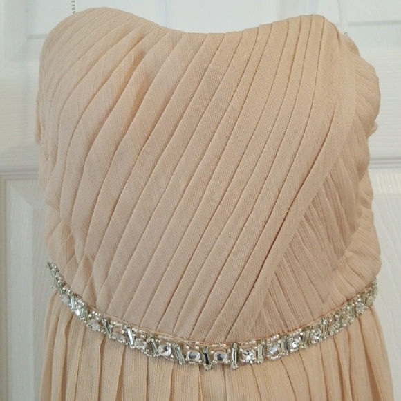 Bari Jay 880 Pleated Bodice Bridesmaid Dress - Picture 7 of 8